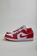 JORDAN 1 LOW - RED & WHITE - USSZ14