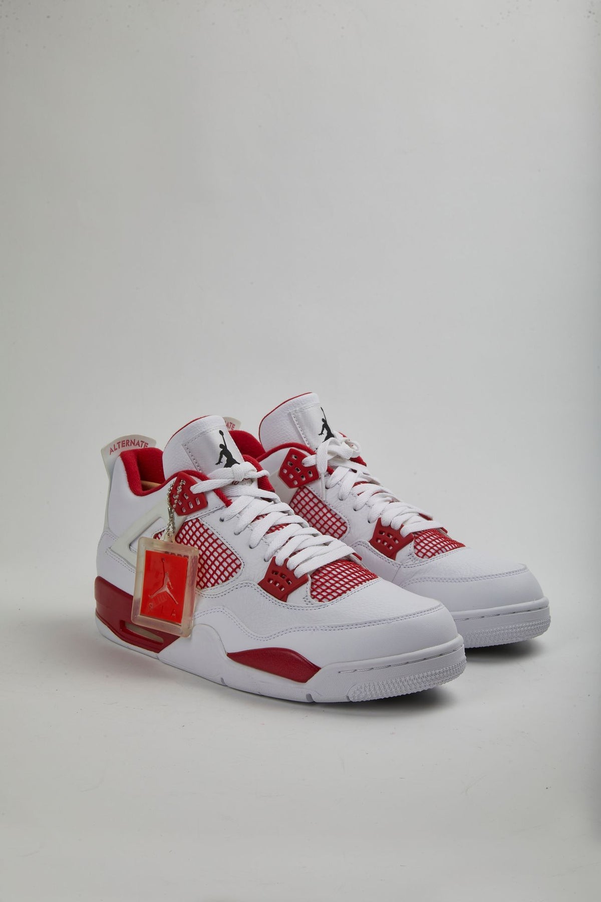 JORDAN 4 - WHTE & RED - USSZ14